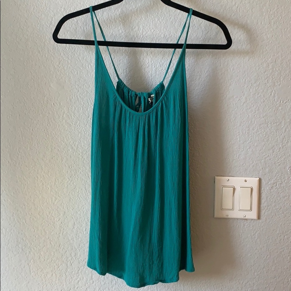 Roxy- Teal tank top